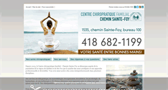 Desktop Screenshot of chiro-quebec.com